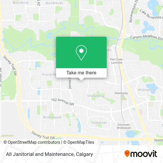 All Janitorial and Maintenance map