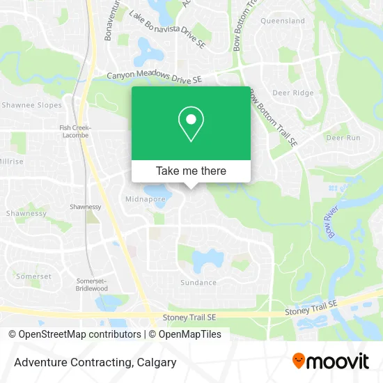 Adventure Contracting map