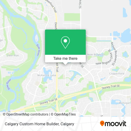 Calgary Custom Home Builder map