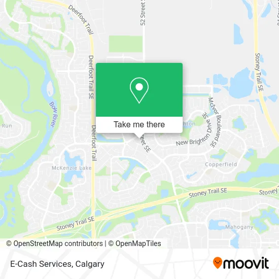 E-Cash Services map
