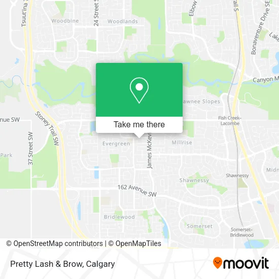Pretty Lash & Brow map