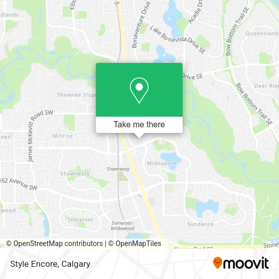 Style Encore map