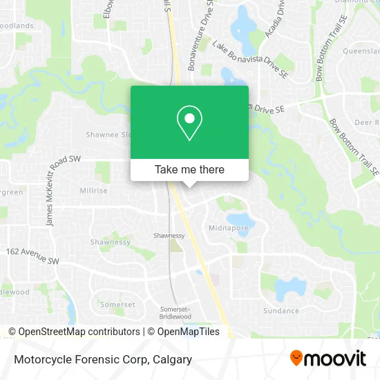 Motorcycle Forensic Corp map