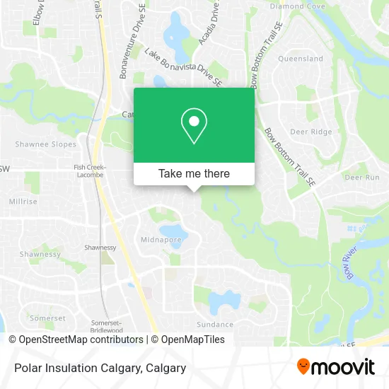 Polar Insulation Calgary map