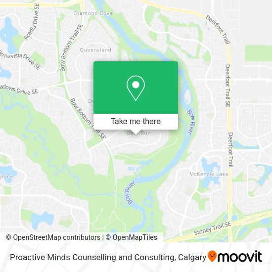 Proactive Minds Counselling and Consulting map