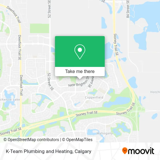 K-Team Plumbing and Heating map