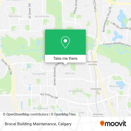 Brocal Building Maintenance map