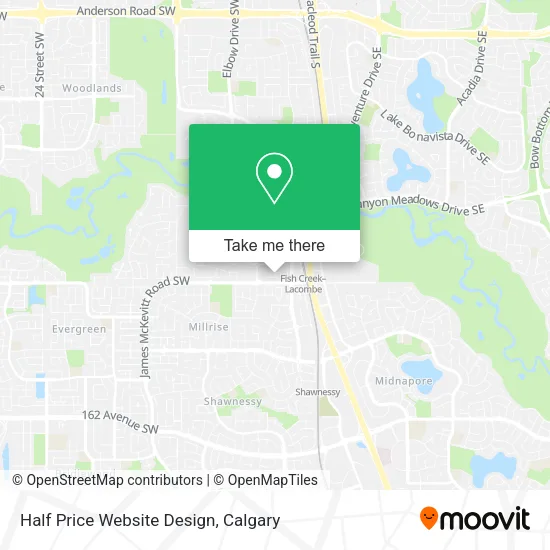 Half Price Website Design map