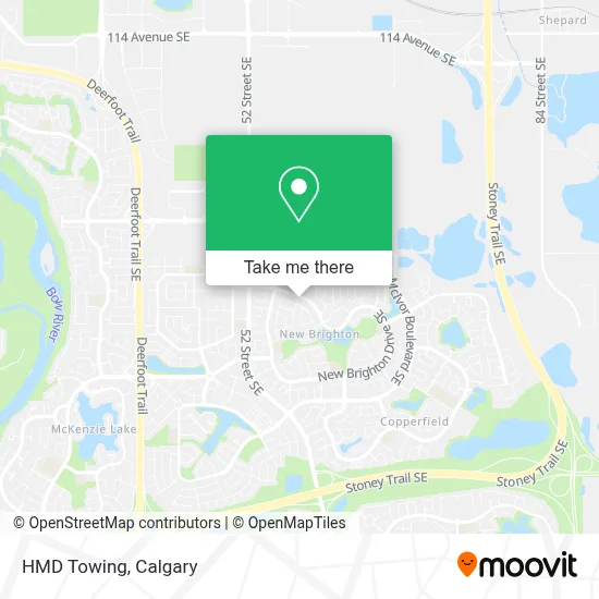 HMD Towing map