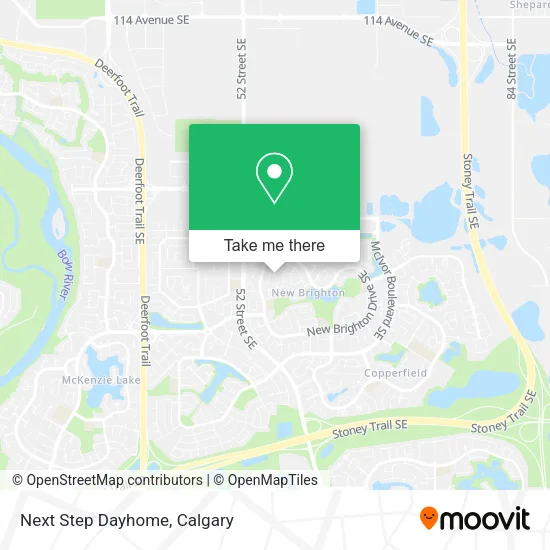 Next Step Dayhome map