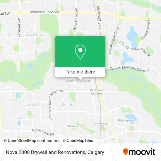 Nova 2000 Drywall and Renovations map
