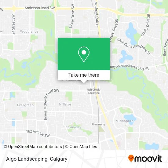 Algo Landscaping map