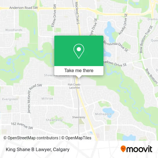 King Shane B Lawyer map