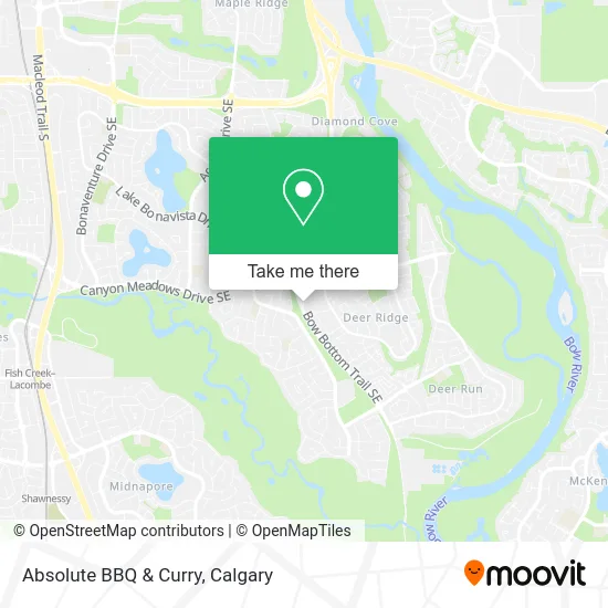 Absolute BBQ & Curry map