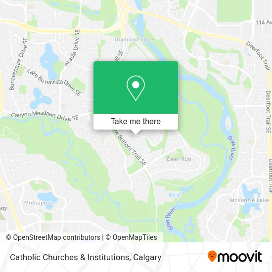 Catholic Churches & Institutions map