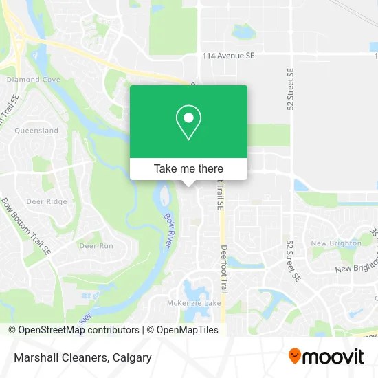 Marshall Cleaners map