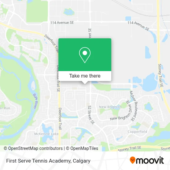First Serve Tennis Academy map