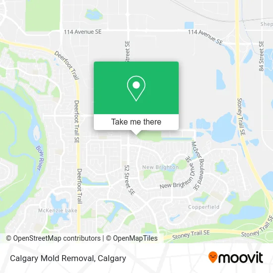 Calgary Mold Removal map