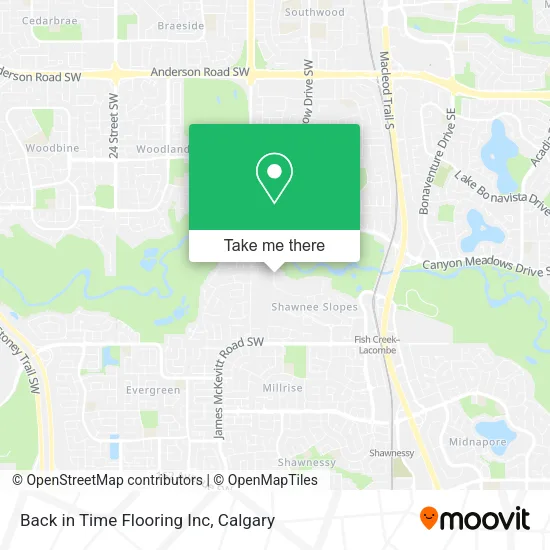 Back in Time Flooring Inc map