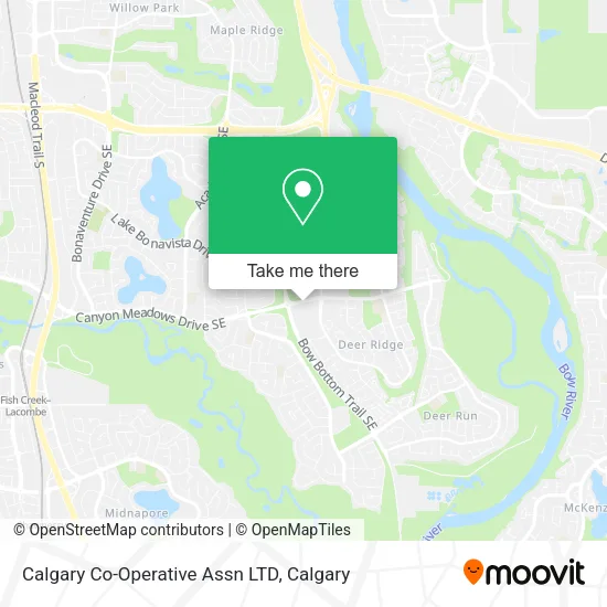 Calgary Co-Operative Assn LTD map