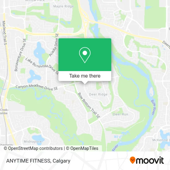 ANYTIME FITNESS map