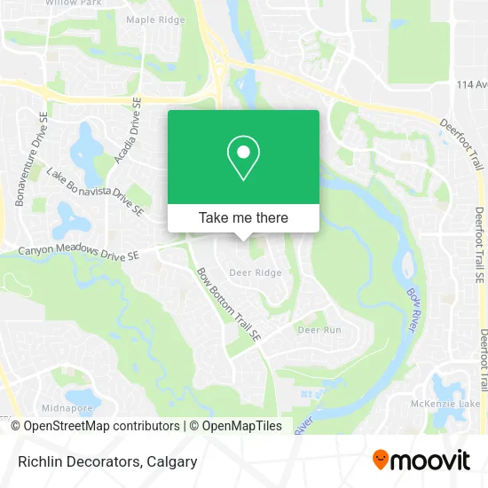 Richlin Decorators map
