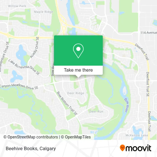 Beehive Books map