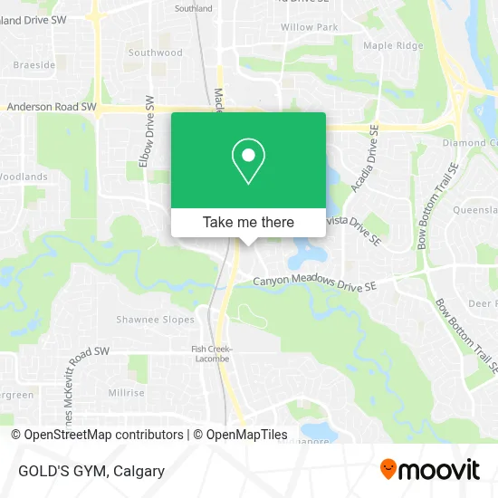 GOLD'S GYM map