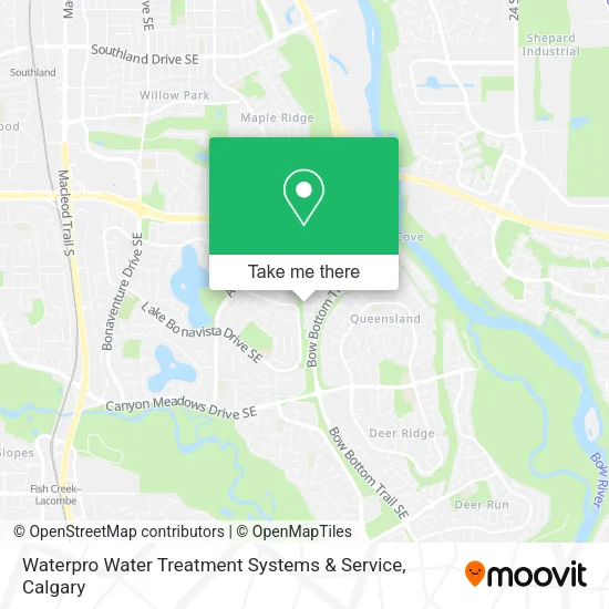 Waterpro Water Treatment Systems & Service map