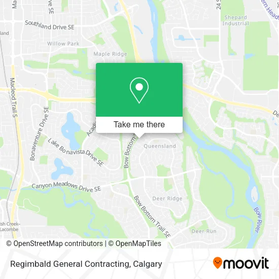 Regimbald General Contracting map