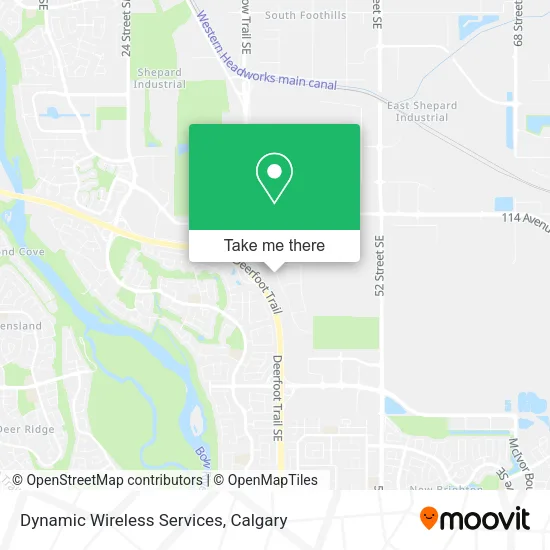 Dynamic Wireless Services map