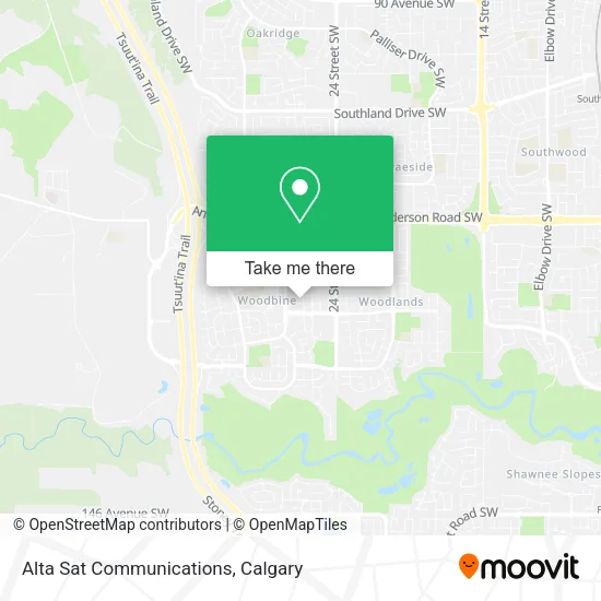 Alta Sat Communications map