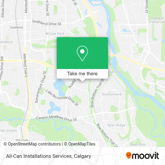 All-Can Installations Services map