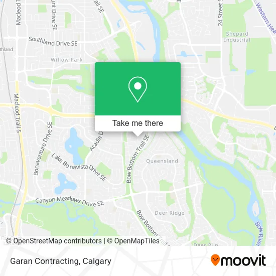 Garan Contracting map