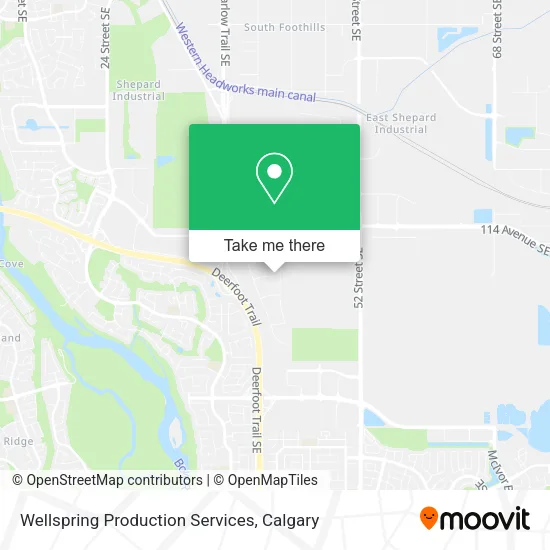 Wellspring Production Services map