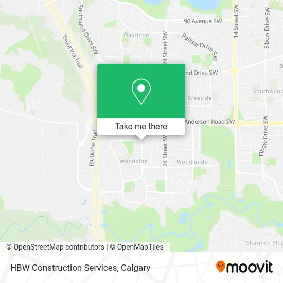HBW Construction Services map