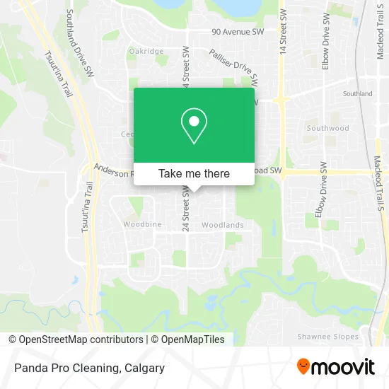 Panda Pro Cleaning map