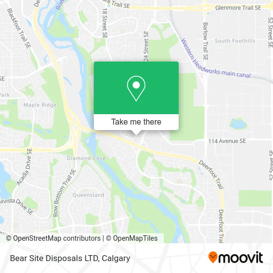 Bear Site Disposals LTD map