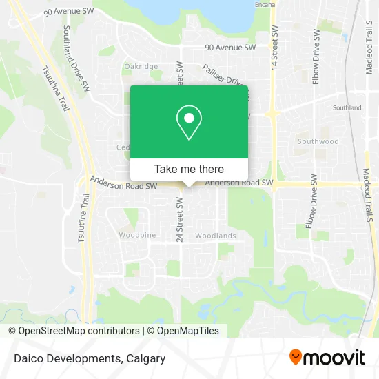 Daico Developments map