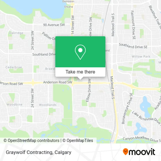 Graywolf Contracting map