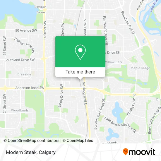 Modern Steak map