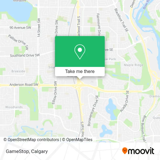 GameStop map