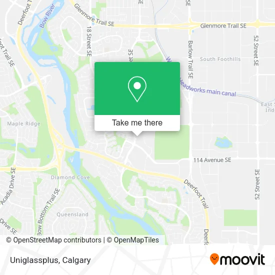 Uniglassplus map