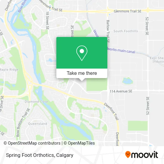 Spring Foot Orthotics map