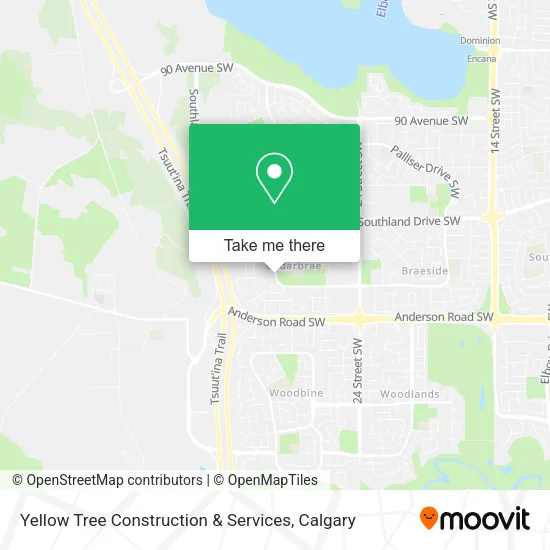 Yellow Tree Construction & Services map
