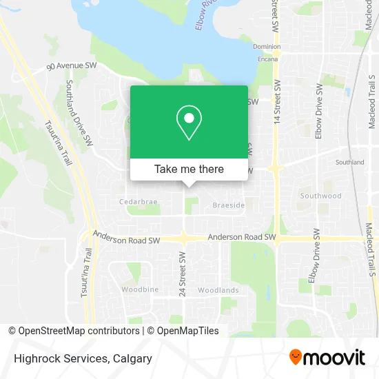 Highrock Services map