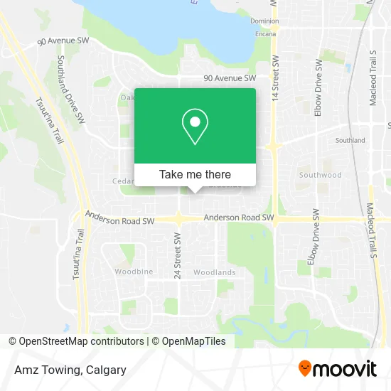 Amz Towing map