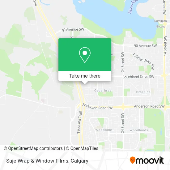 Saje Wrap & Window Films map