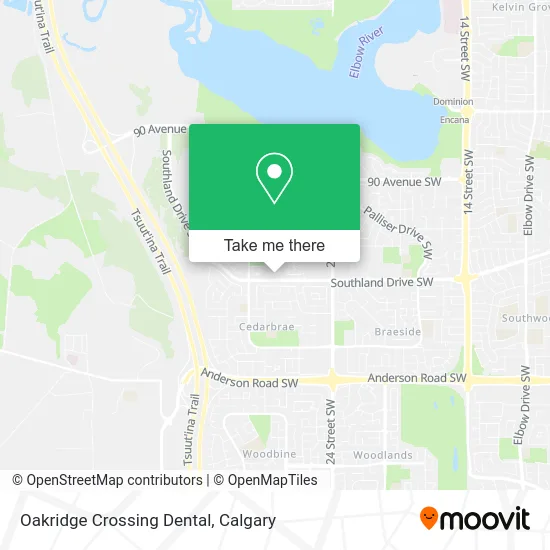 Oakridge Crossing Dental map