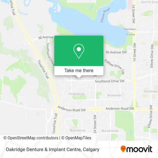 Oakridge Denture & Implant Centre map